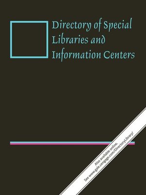 cover image of Directory of Special Libraries and Information Centers